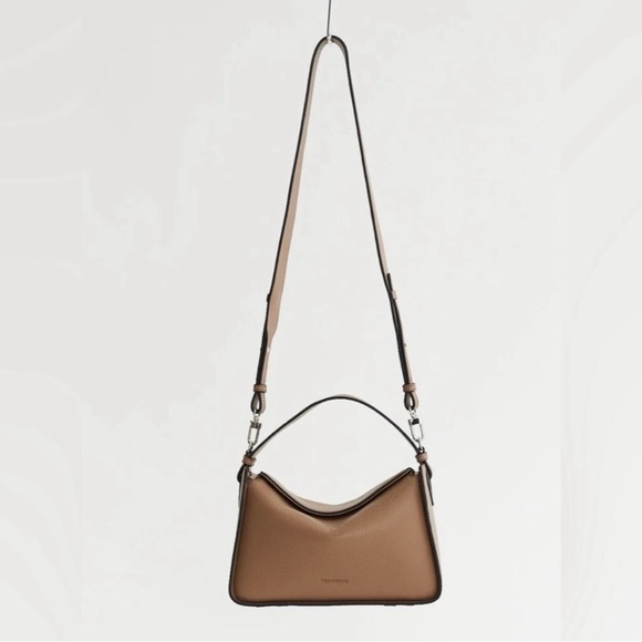The Horse Clementine Taupe Leather Shoulder Crossbody - Picture 2 of 8